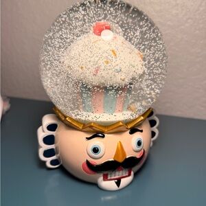 Neiman Marcus Nutcracker Snow Globe with Pastel Colors